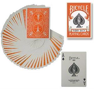 (image for) Bicycle Poker Deck - Orange Back